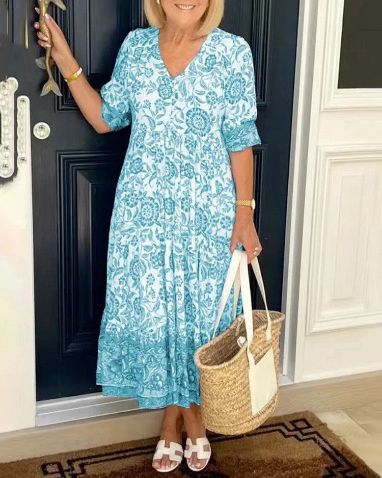 Grace | Graceful V-Neck Floral