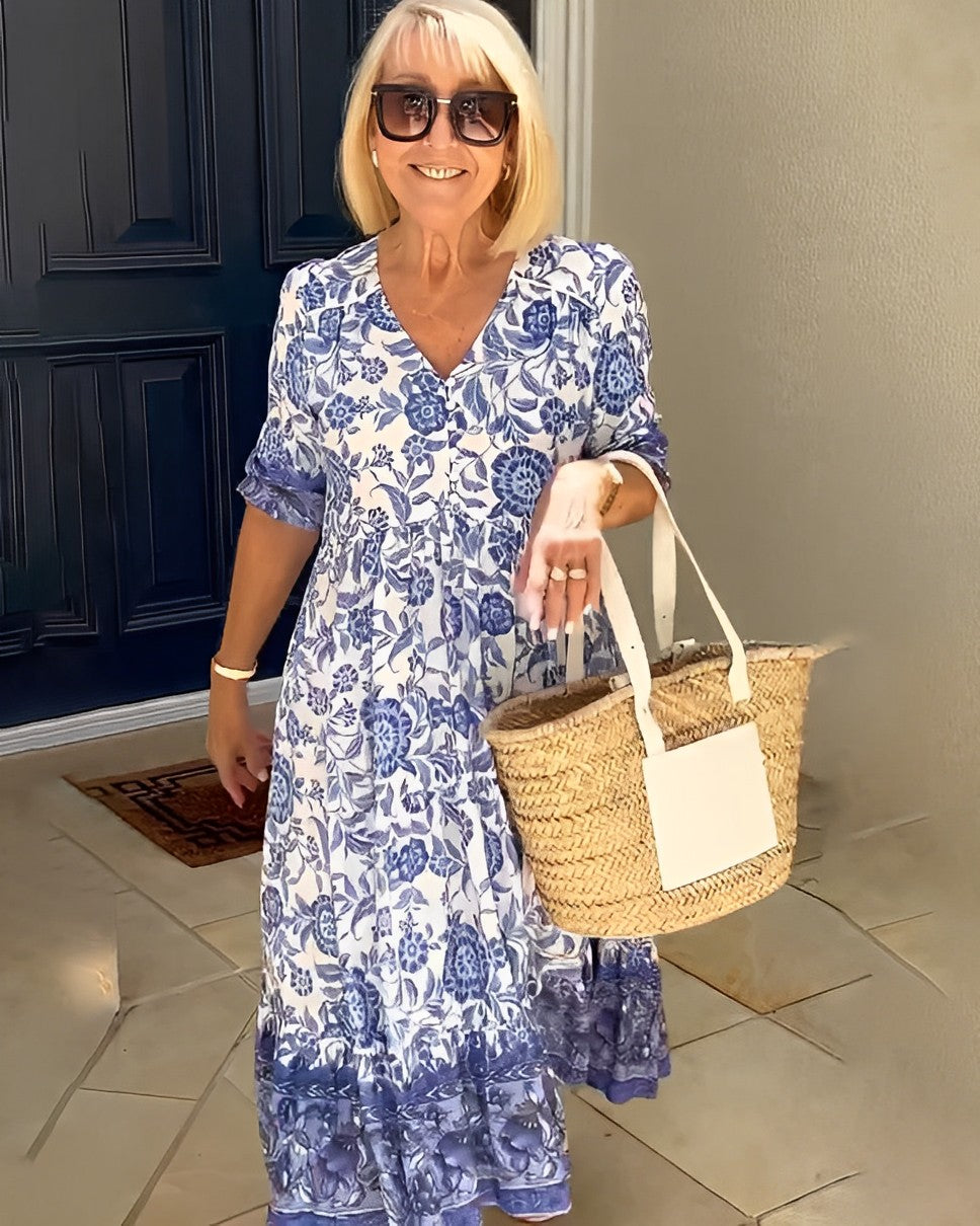 Grace | Graceful V-Neck Floral