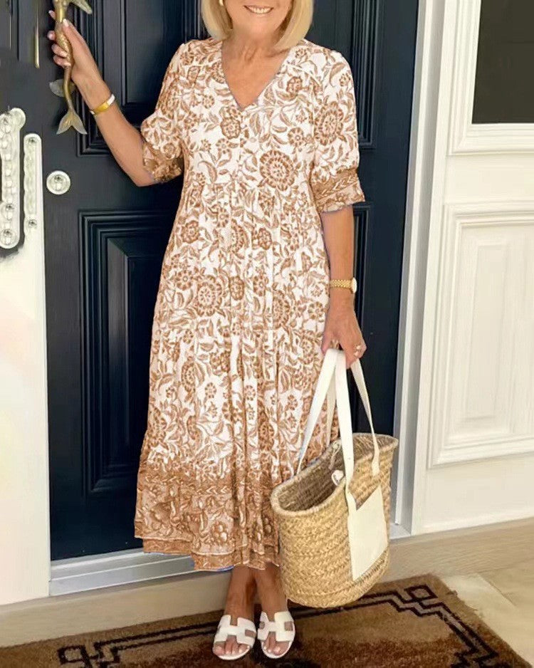 Grace | Graceful V-Neck Floral