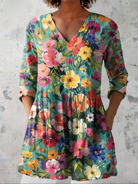 Pamela | Relaxed Print Blouse