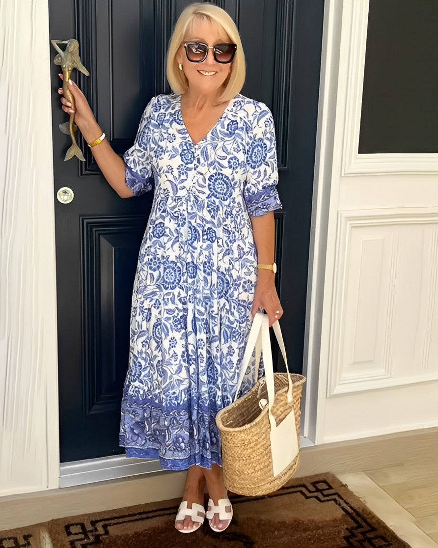 Grace | Graceful V-Neck Floral