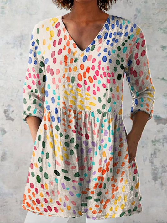 Nicola | Easy-Fit V-Neck Blouse