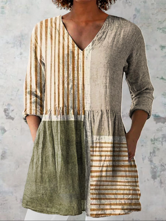 Julie | Statement V-Neck Blouse