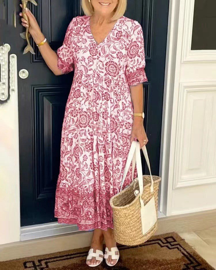 Grace | Graceful V-Neck Floral