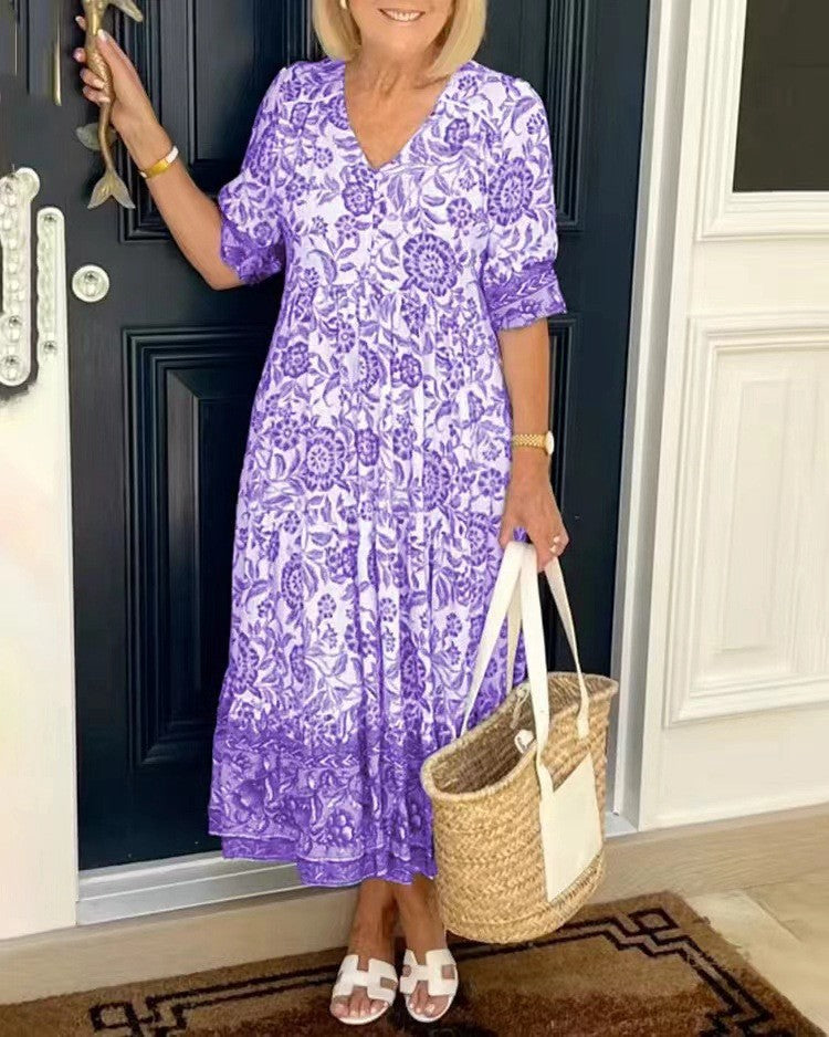 Grace | Graceful V-Neck Floral