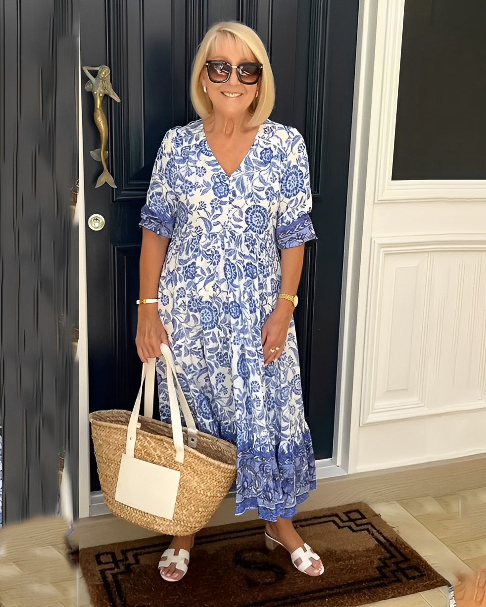 Grace | Graceful V-Neck Floral