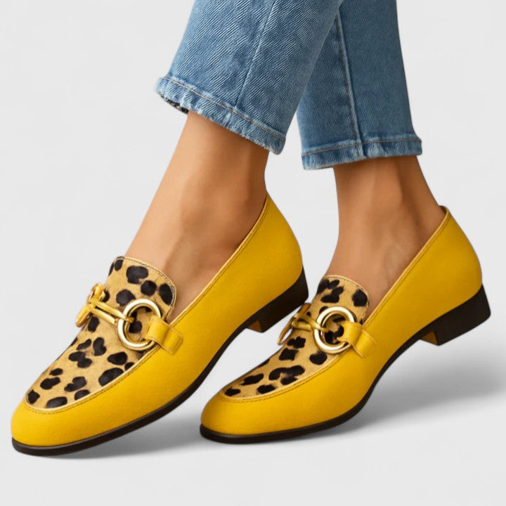 Genevieve | Relaxed Leopard Loafers