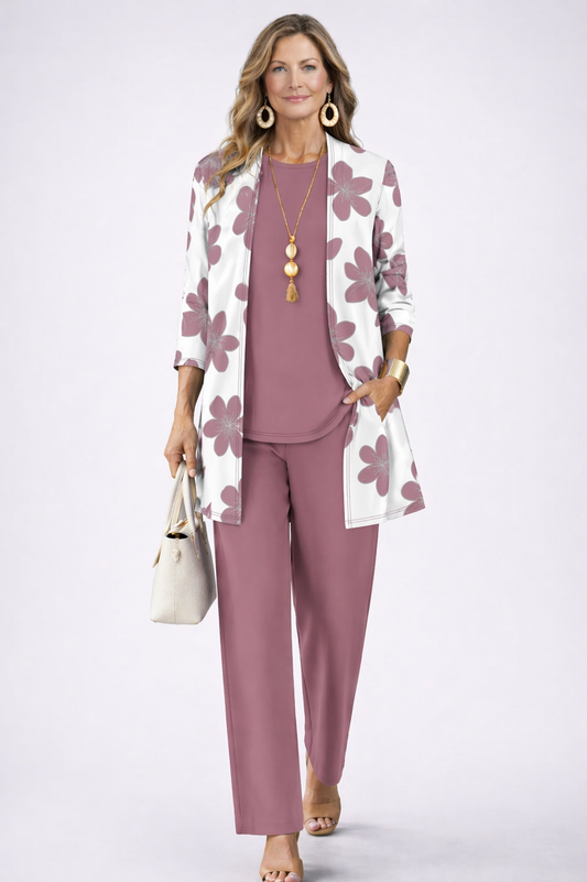 Florence | Botanical Trousers Layered Set
